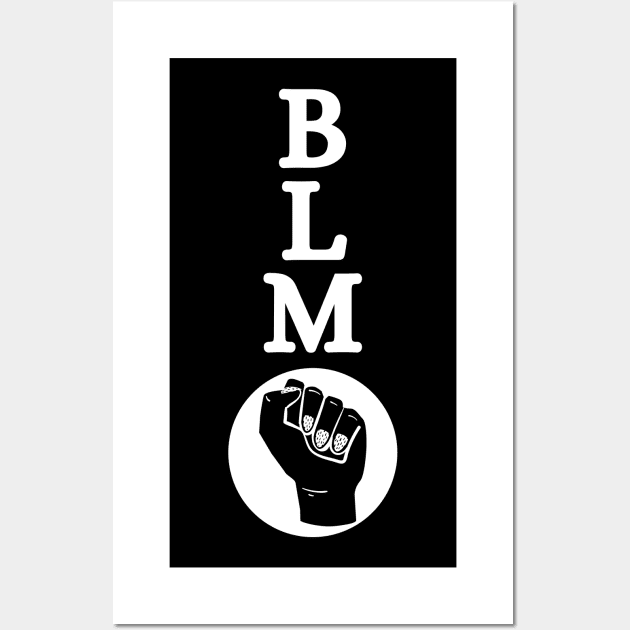 BLACK LIVES MATTER, BLM Wall Art by Giftadism